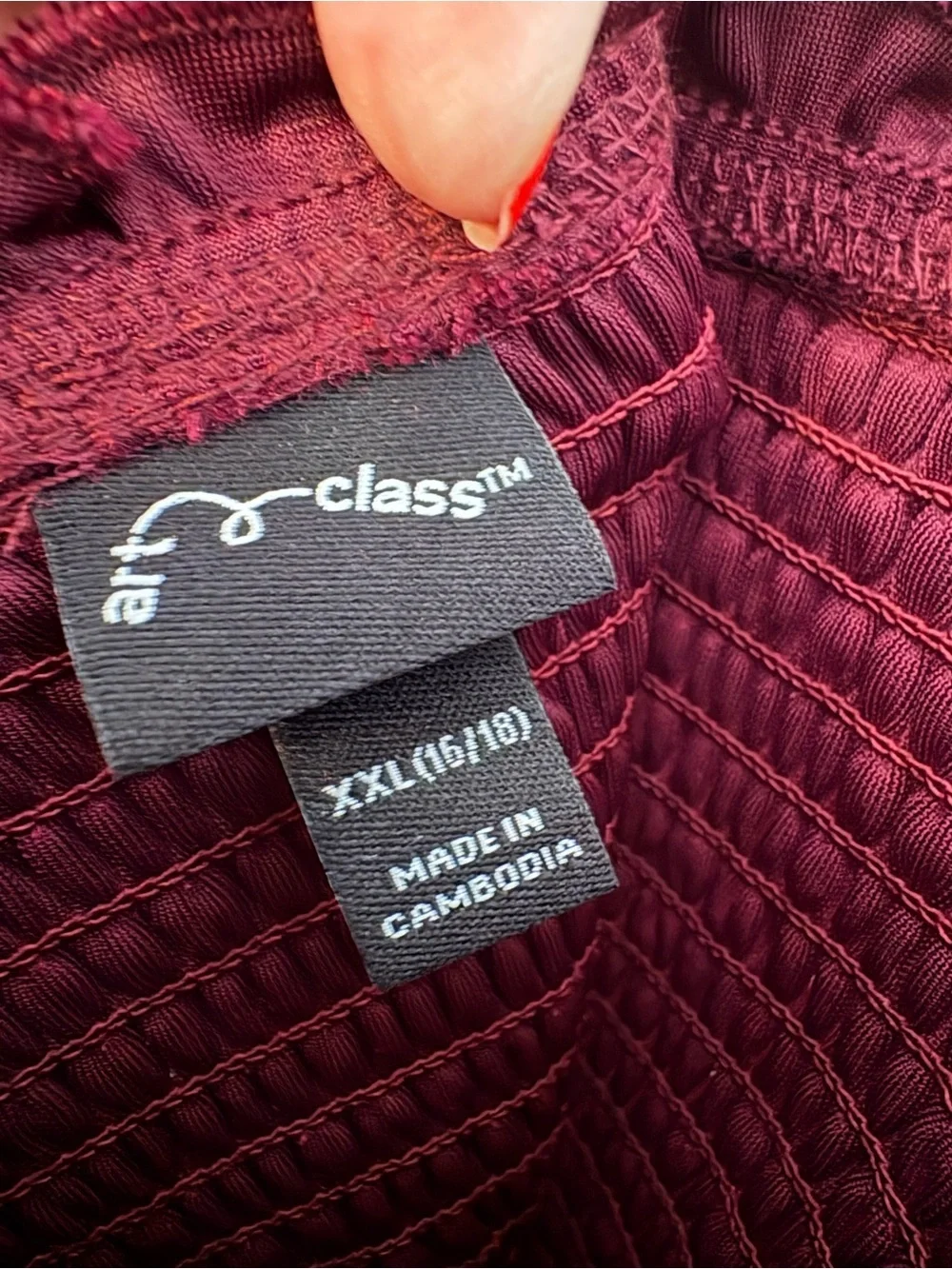 Girl’s sequin, Velvet Textured Dress in Deep Wine